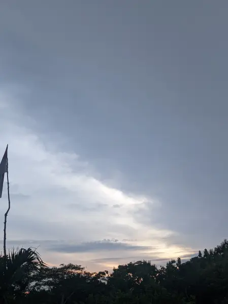 Pemandangan di sore hari